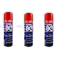 03 UN DESCARBONIZANTE CAR80 SPRAY LIMPA BICO E CARBURADORES 300ML
