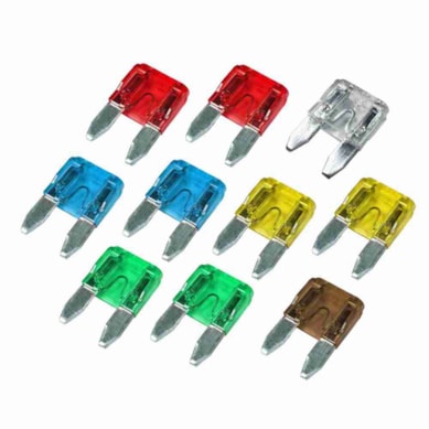10 MINI FUSÍVEL 7.5A, 10A, 15A, 20A, 25A, 30A - DNI317000