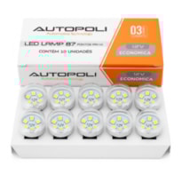10 UN LAMPADA LED 67 12V C/LENTE - AUTOPOLI - AL439