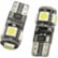 2 LÂMPADAS LED T10 6000K 12V SHOCK LIGHT SLL-1205