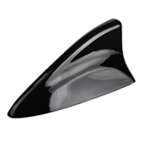 ANTENA DE TETO BASE TUBARAO PRETO BRILHANTE UNIVERSAL