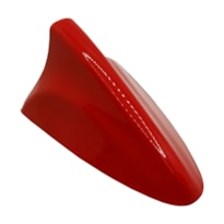 ANTENA DE TETO BASE TUBARÂO UNIVERSAL VERMELHO