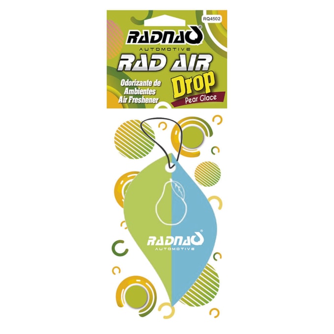 AROMATIZANTE AUTOMOTIVO RAD AIR DROP PEAR GLACE RQ4502 - WS PARTS