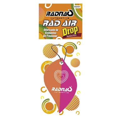 AROMATIZANTE AUTOMOTIVO RAD AIR DROP SEDUCTION RADNAQ RQ4501
