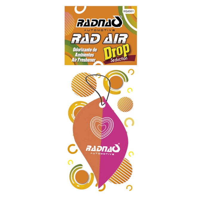 AROMATIZANTE AUTOMOTIVO RAD AIR DROP SEDUCTION RADNAQ RQ4501 - WS PARTS