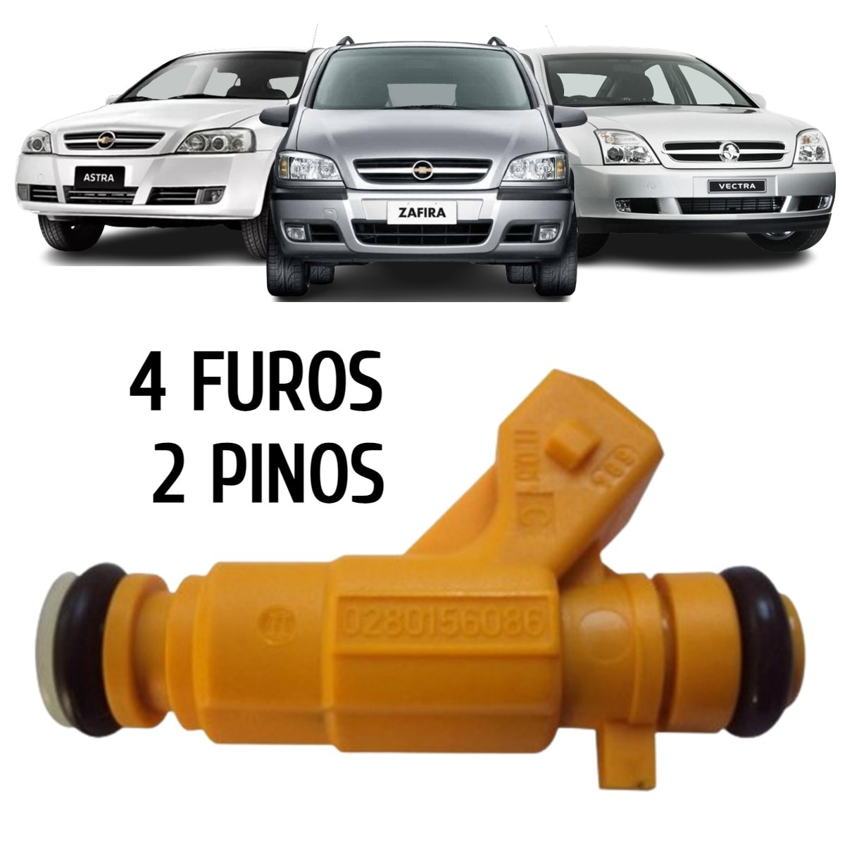 4X BICO INJETOR GM ASTRA 1.8 2.0 ZAFIRA EURO IMPORTS 10628 4X BICO INJETOR GM ASTRA 1.8 2.0 ZAFIRA EURO IMPORTS 10628