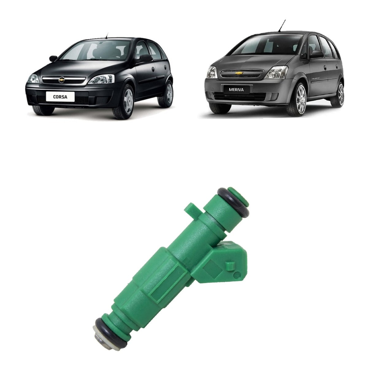 BICO INJETOR GM MERIVA MONTANA CORSA 1.8 8V FLEX 0280156214 - WS PARTS