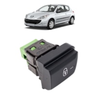 BOTÃO TRAVA DAS PORTAS PEUGEOT 208 2008 ORIGINAL 96750883ZD