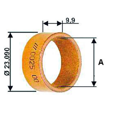 BUCHA INTERMEDIÁRIA MB CBT D20 FIAT JF UNIFAP BC1002502