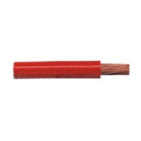 CABO DE BATERIA 16MM - ROLO 20M - 12V VERMELHO - DNI - CB16VM 100% COBRE
