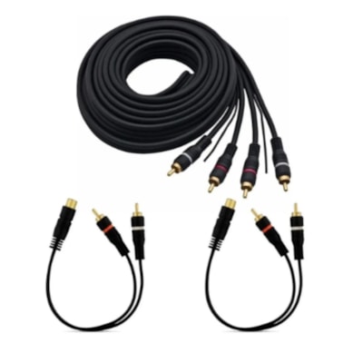 CABO RCA 5 METROS + 2 CABOS Y 2 M + 1 F P/ MODULO BANH. OUROCABO RCA 5 METROS + 2 CABOS Y 2 M + 1 F P/ MODULO BANH. OURO