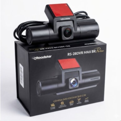 CÂMERA VEICULAR DASHCAM COM DVR PRO LINE ROADSTAR