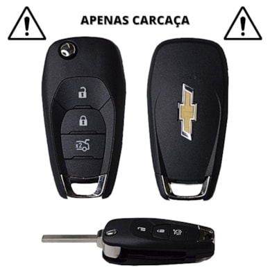  CARCAÇA CHAVE CANIVETE CRUZE ONIX COBALT SPIN TRACKER RK402