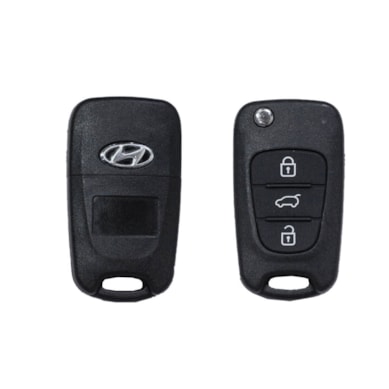 CARCAÇA CHAVE CANIVETE HYUNDAI I30 2009>2012 - RAKTAS RK908