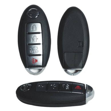 CARCAÇA CHAVE PRESENCA SMART KEY KEYLESS NISSAN 4 BOTÕES