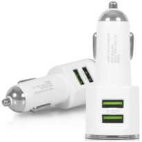 CARREGADOR VEICULAR 2 SAÍDAS 12/24V USB - BRIWAX BW-101