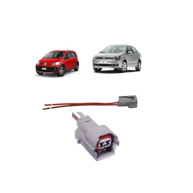 CHICOTE 2 VIAS CONECTOR FEMEA POLO UP 2002-2016 ETE 5297