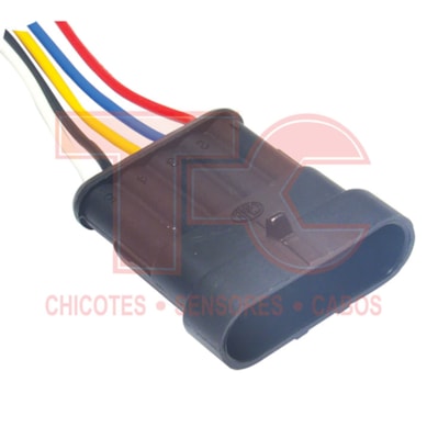 CHICOTE CONECTOR 5VIAS INJEÇÃO VAO MOTOR TC CHICOTES 2052088