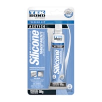 COLA DE SILICONE 50G TRANSPARENTE ACÉTICO TEKBOND