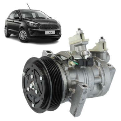 COMPRESSOR AR COND 12V FORD KA 1.0 2014 A 2021 E3B119D629BB