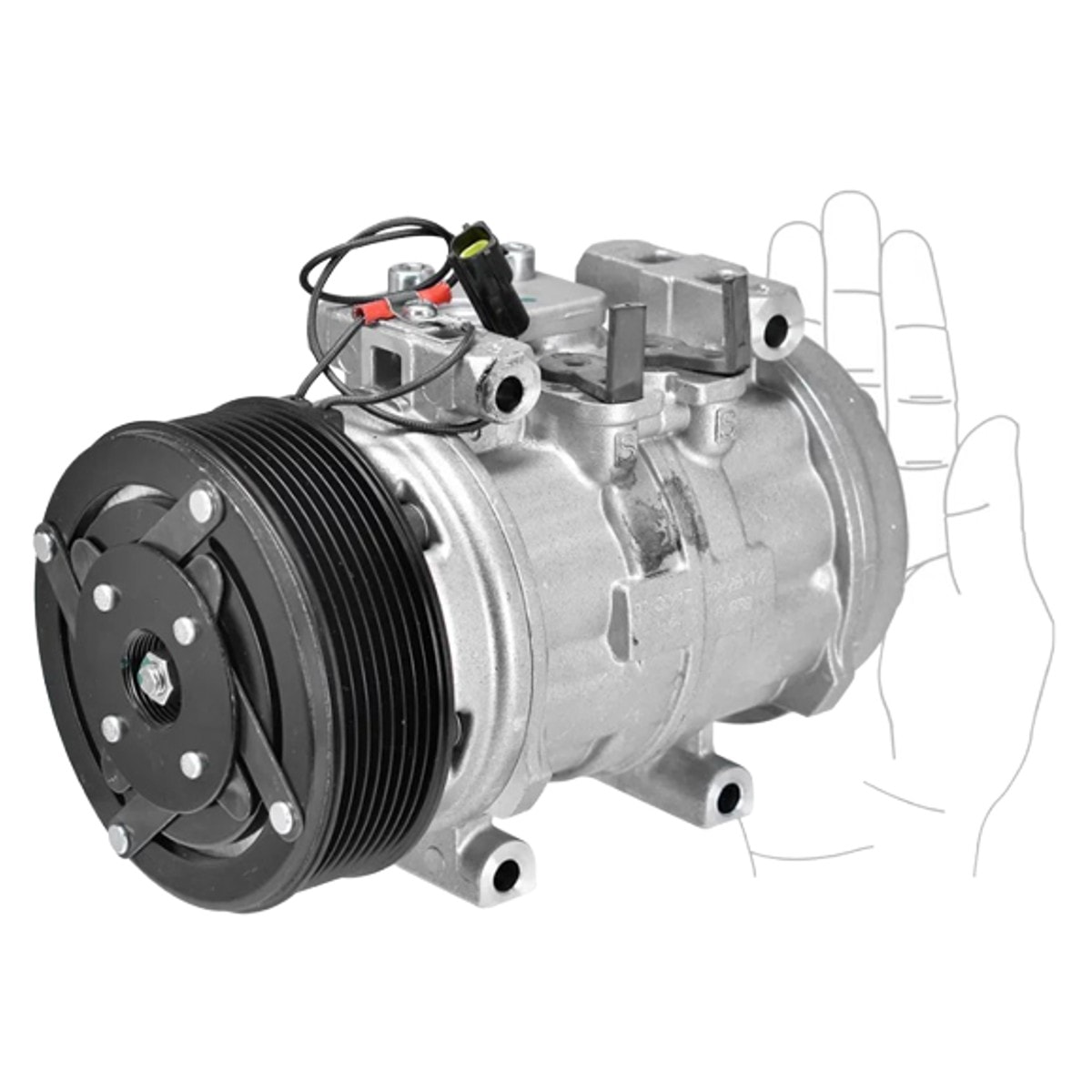 COMPRESSOR AR CONDICIONADO  | SKU CM006760 | WS Parts