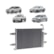 CONDENSADOR GOL SAVEIRO VOYAGE G5 G6 G7 MPI 8V FOX POLO
