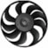 ELETROVENTILADOR AUDI A3 1.6 1.8 1999>2006 GOLF 1.6 / 1.8 GTI TURBO / 2.0 2000>2007  POLO 1.6 03>06 ROT. SENTIDO HORÁRIO