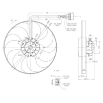 ELETROVENTILADOR BORA FOX GOLF NEW BEETLE POLO - EV101002