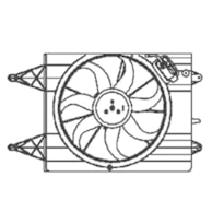 ELETROVENTILADOR C DEFL. GOL SAVEIRO G5 MAGNETI MARELLI EMM2047VW