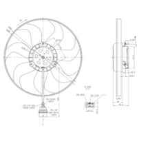 ELETROVENTILADOR FOX POLO SPACEFOX DE 2006 A 2010 - EV101038