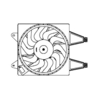 ELETROVENTILADOR NOVO UNO 1.0 1.4 2010... MAGNETI MARELLI