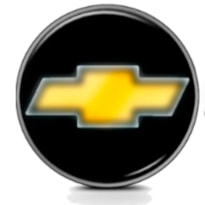 EMBLEMA ADESIVO PARA CHAVE CANIVETE 14MM CHEVROLET - EMBCHEVROLET