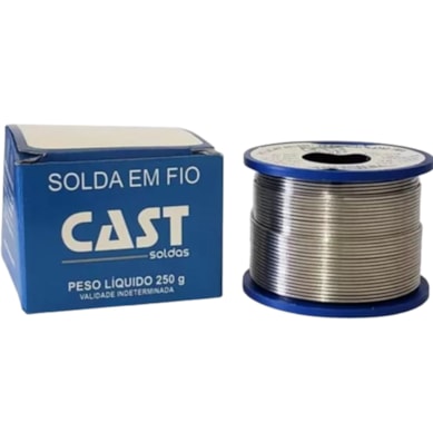 ESTANHO DE SOLDA 1.0MM 60X40 189 MSX CARRETEL 250G CAST