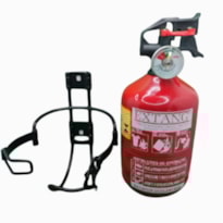 EXTINTOR ABC AUTOMOTIVO 1KG GORDINHO/BUJÃO EXTANG + SUPORTE