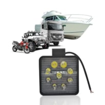 FAROL AUXILIAR 9 LEDS BIVOLT 27W UNIVERSAL ORIGINAL SLW527S