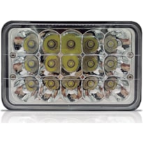 FAROL DE MILHA 15LEDS 12/24V 45W SUNS FAROIS - FLU645