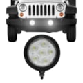 FAROL DE MILHA REDONDO 60W 6 LED BIVOLT SUPER B...