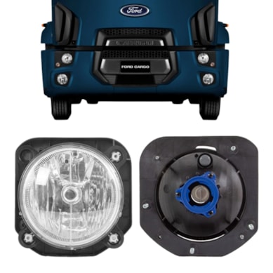 FAROL LUZ BAIXA FORD CARGO  1319 1519 1719 2012 EM DIANTE