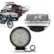 FAROL MILHA 27W REDONDO 9 LEDS BRANCO JEEP TROLLER OFF-ROAD