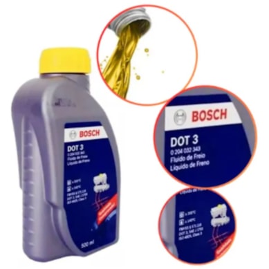 FLUIDO FREIO BOSCH DOT-3 500ML