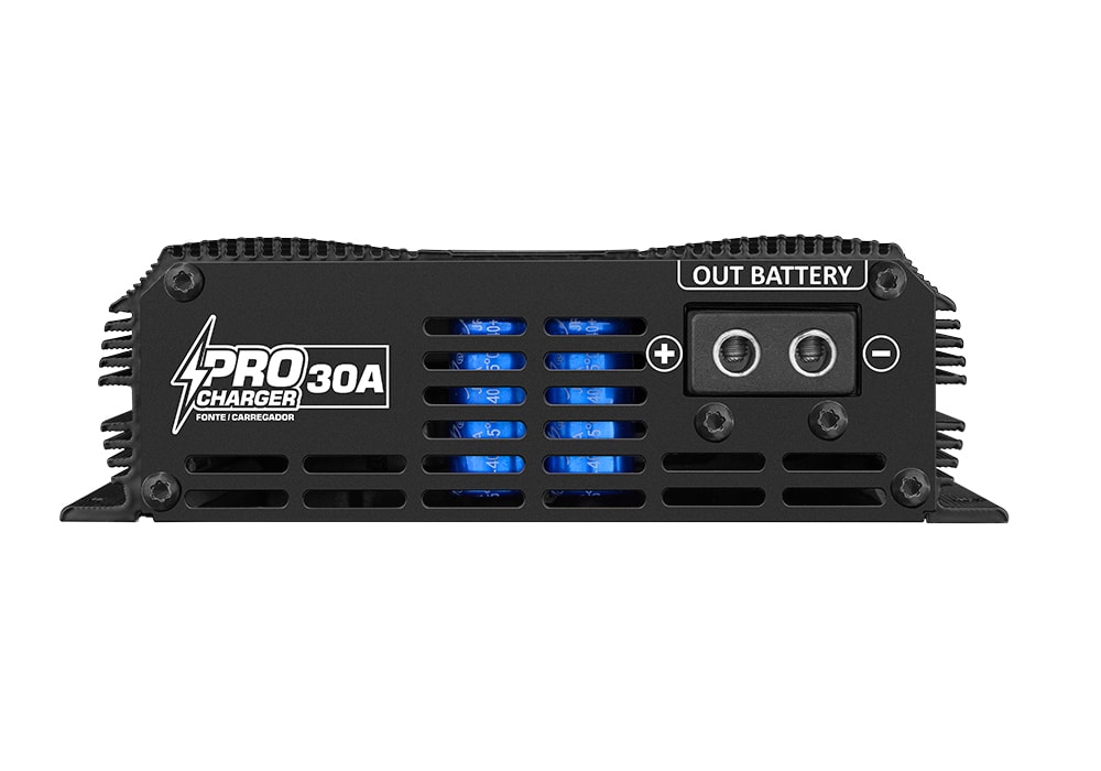 FONTE AUTOMOTIVA DIGITAL TARAMPS PRO CHARGER 30A BIVOLT - WS PARTS
