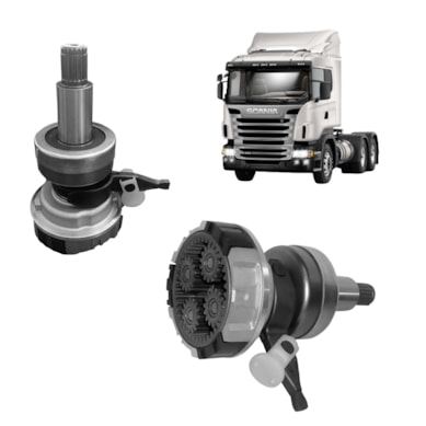 IMPULSOR DE PARTIDA DO MOTOR DE ARRANQUE BOSCH SCANIA/DAF  1986S10045 - F042030061