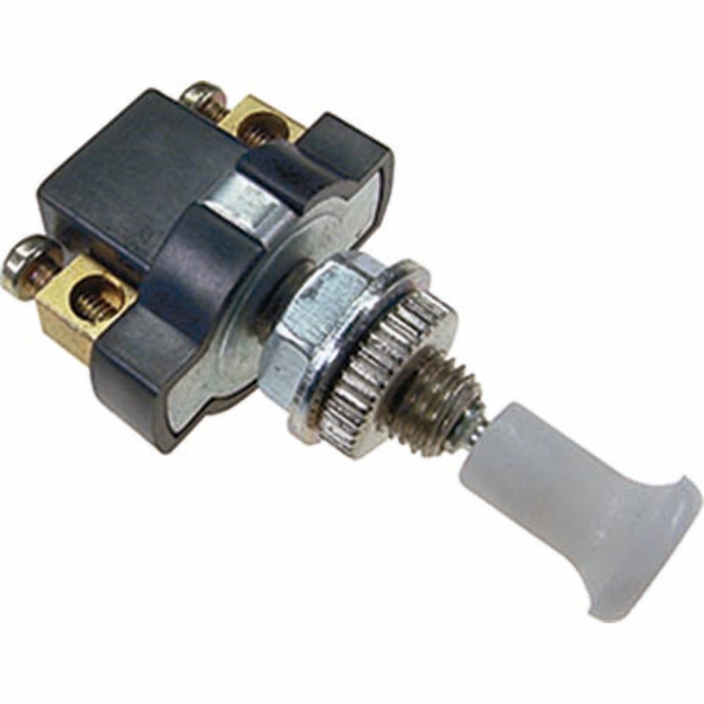 INTERRUPTOR LIGA - DESLIGA UM PUXADOR PARAFUSO LONGO - PRETO