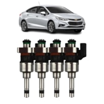 JOGO 04 BICOS INJETORES GM CRUZE TRACKER 1.4 TURBO 12684249