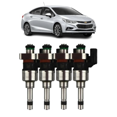 JOGO 04 BICOS INJETORES GM CRUZE TRACKER 1.4 TURBO 12684249
