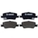 JOGO 4 PASTILHAS DE FREIO TOYOTA COROLLA 2015 EM DIANTE – BOSCH BB1480