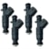 KIT 04 BICO INJETOR CORSA CELTA 1.0 FLEX 0280156321
