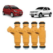 KIT 04 BICOS INJETORES FIAT UNO PALIO STRADA IDEA 1.4 FLEX