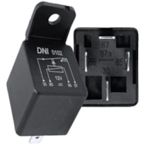 KIT 10UN RELÉ AUXILIAR DNI 40A 12V - DNI0102