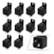 KIT 10UN RELÉ AUXILIAR DNI 40A 12V - DNI0102